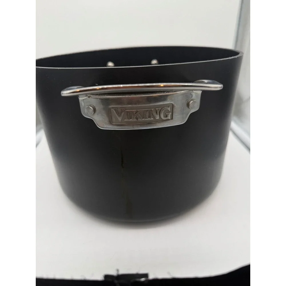 Viking Hard Anodized Aluminum 8Qt Stockpot Nonstick Induction Black 40051-0428GB - Picture 4 of 5